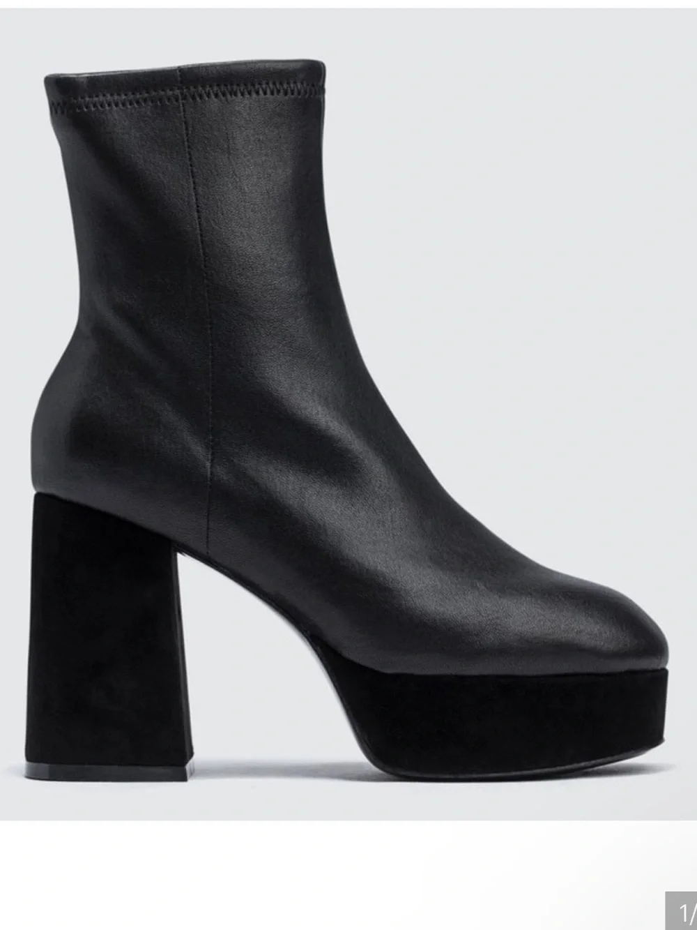 Opening Ceremony Black Platform Sock Boot